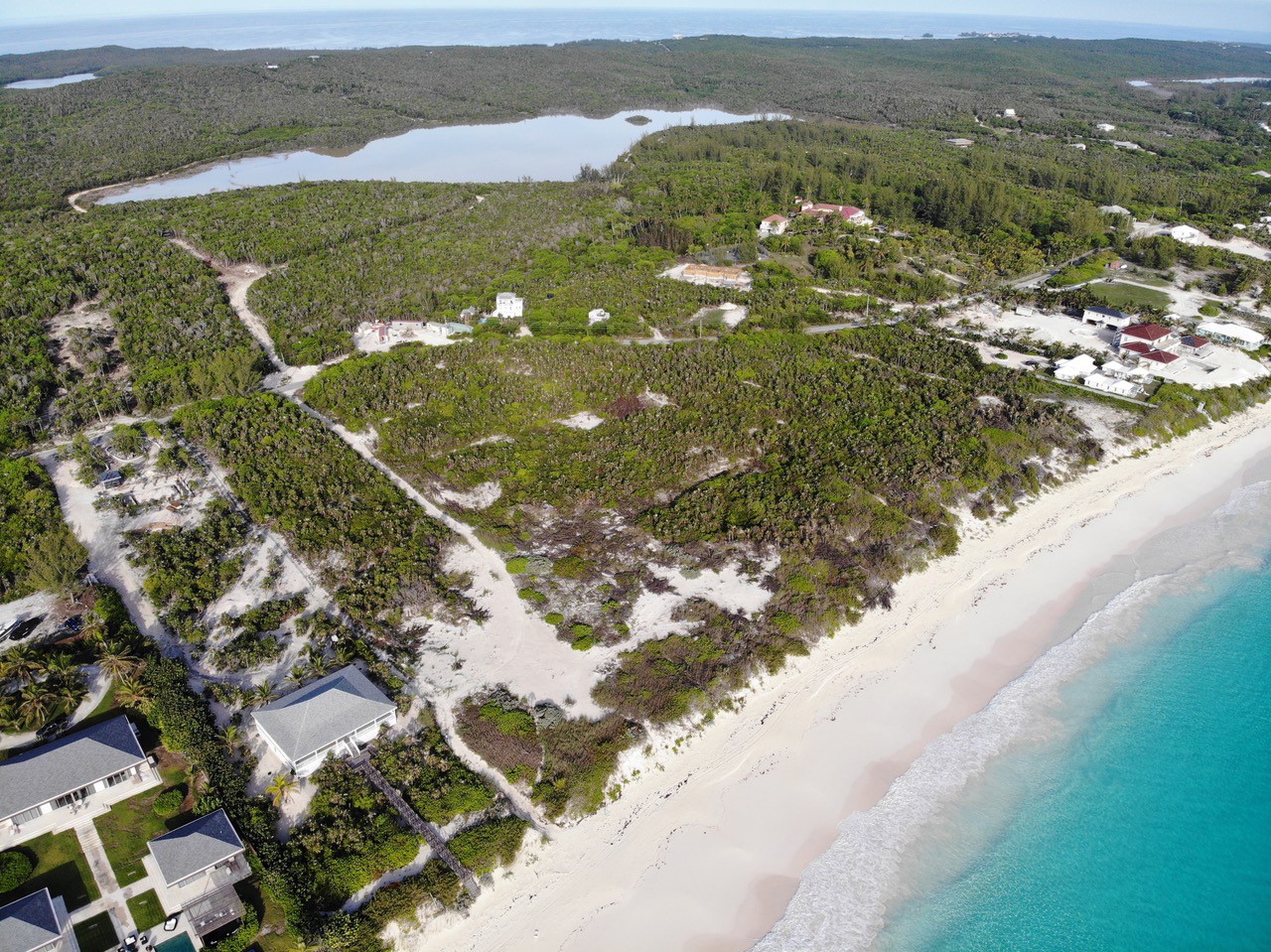 Banks Road eleuthera areal view|